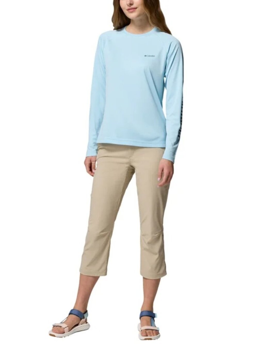 Women long sleeve sun tee, Columbia